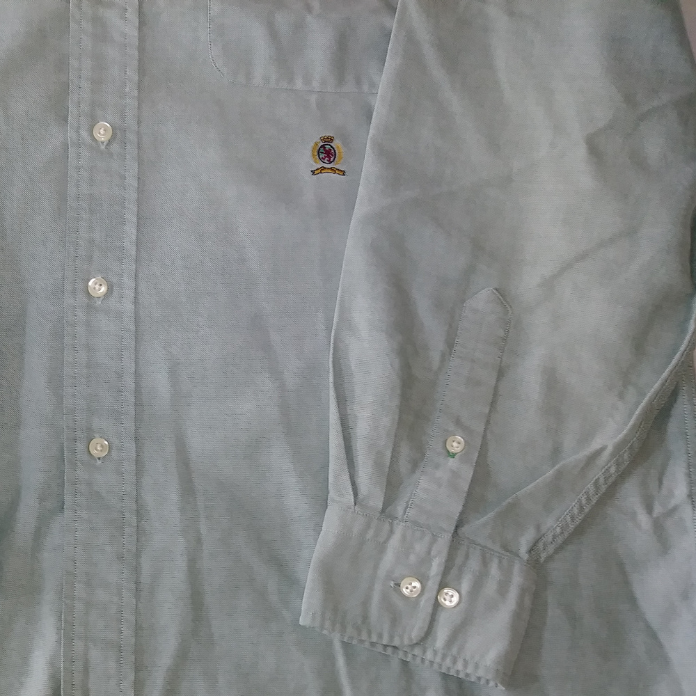 Tommy Hilfiger Original Oxford Button Down Shirt L - Picture 6 of 8